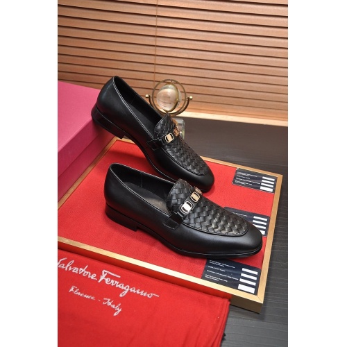 Ferragamo Leather Shoes For Men #948709 $92.00 USD, Wholesale Replica Salvatore Ferragamo Leather Shoes