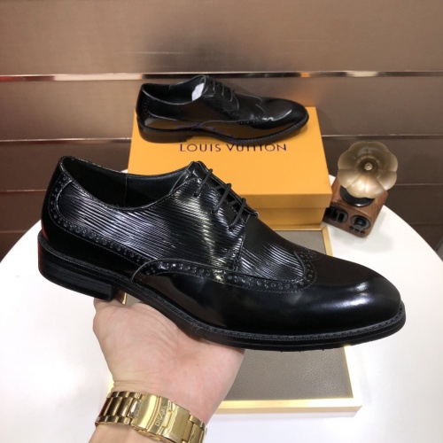Replica Hermes Leather Shoes For Men #948714 $88.00 USD for Wholesale