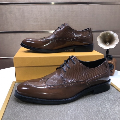 Replica Hermes Leather Shoes For Men #948715 $88.00 USD for Wholesale