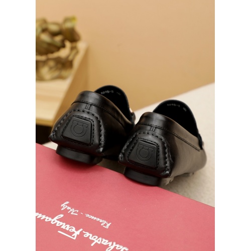 Replica Ferragamo Leather Shoes For Men #948747 $70.00 USD for Wholesale