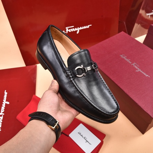 Ferragamo Leather Shoes For Men #948748 $92.00 USD, Wholesale Replica Salvatore Ferragamo Leather Shoes