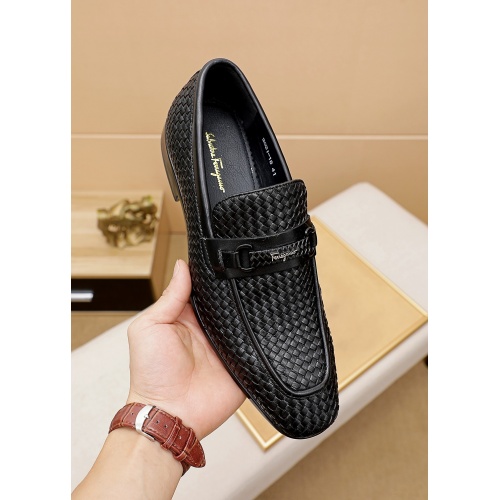 Ferragamo Leather Shoes For Men #948752 $80.00 USD, Wholesale Replica Salvatore Ferragamo Leather Shoes
