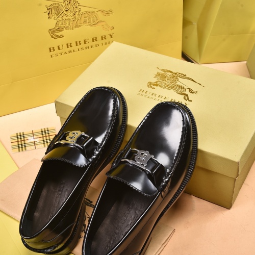 Replica Burberry Leather Shoes For Men #948773 $165.00 USD for Wholesale