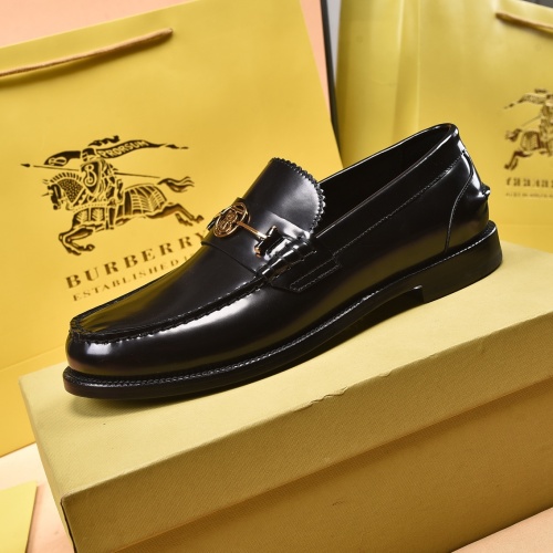 Replica Burberry Leather Shoes For Men #948774 $165.00 USD for Wholesale