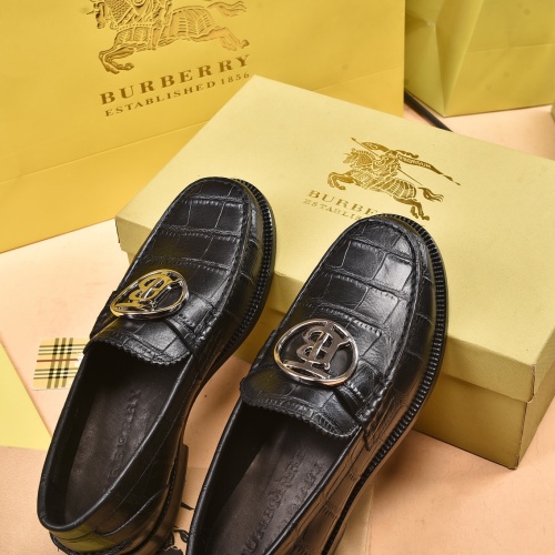 Replica Burberry Leather Shoes For Men #948777 $165.00 USD for Wholesale