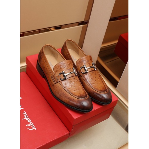 Ferragamo Leather Shoes For Men #948874 $88.00 USD, Wholesale Replica Salvatore Ferragamo Leather Shoes