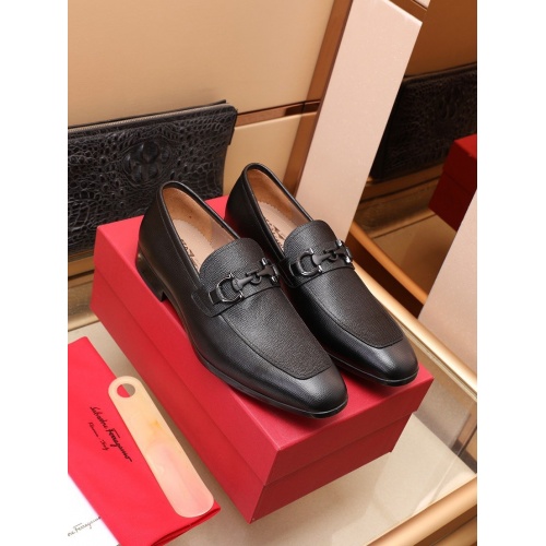 Ferragamo Leather Shoes For Men #948884 $125.00 USD, Wholesale Replica Salvatore Ferragamo Leather Shoes