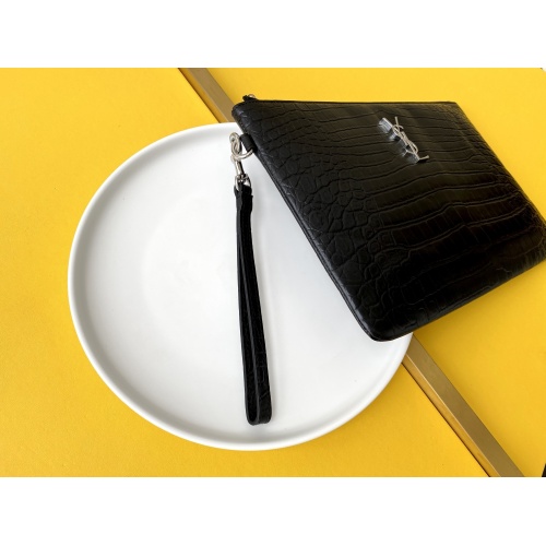Replica Yves Saint Laurent YSL Wallets For Men #949203 $158.00 USD for Wholesale