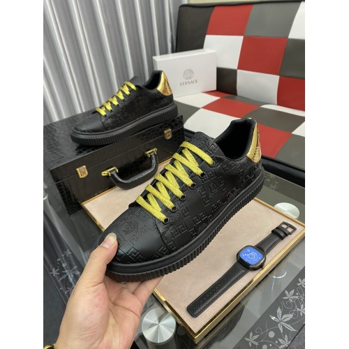Replica Versace Casual Shoes For Men #949452 $72.00 USD for Wholesale