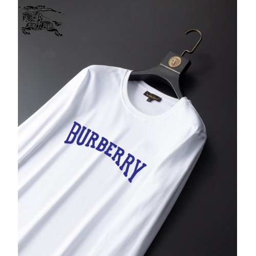 Replica Burberry T-Shirts Long Sleeved For Men #949527 $36.00 USD for Wholesale