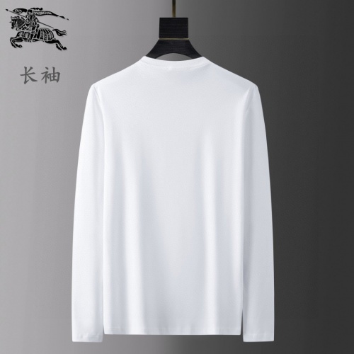 Replica Burberry T-Shirts Long Sleeved For Men #949527 $36.00 USD for Wholesale