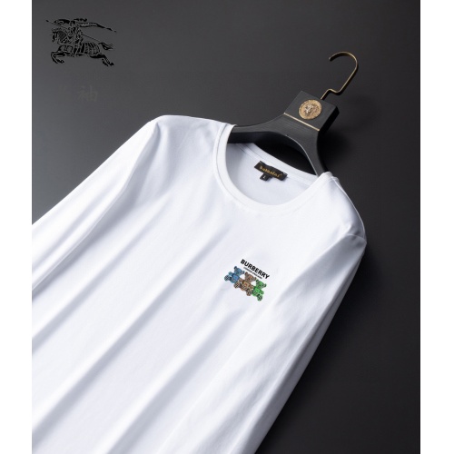 Replica Burberry T-Shirts Long Sleeved For Men #949531 $36.00 USD for Wholesale