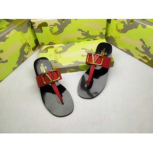 Replica Valentino Slippers For Women #949726 $41.00 USD for Wholesale