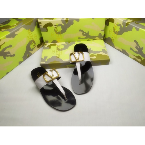 Replica Valentino Slippers For Women #949728 $41.00 USD for Wholesale