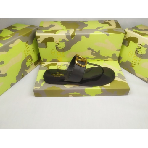 Replica Valentino Slippers For Women #949729 $41.00 USD for Wholesale
