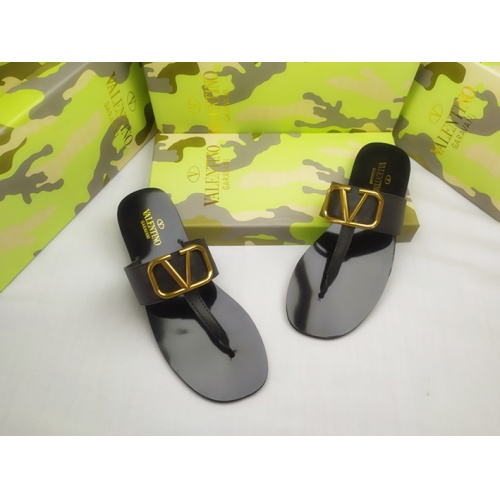 Replica Valentino Slippers For Women #949729 $41.00 USD for Wholesale