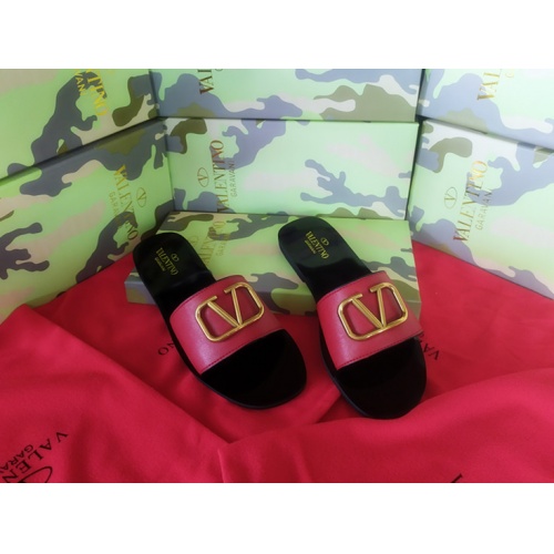 Replica Valentino Slippers For Women #949731 $41.00 USD for Wholesale