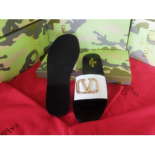 Replica Valentino Slippers For Women #949732 $41.00 USD for Wholesale