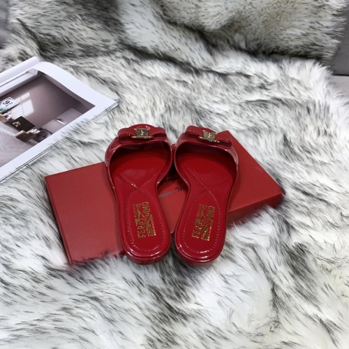 Replica Salvatore Ferragamo Slippers For Women #949745 $46.00 USD for Wholesale