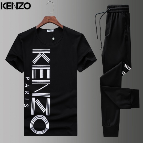 kenzo Tracksuits Short Sleeved For Men #950032 $56.00 USD, Wholesale Replica Kenzo Tracksuits