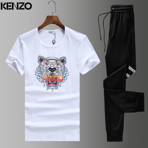 kenzo Tracksuits Short Sleeved For Men #950033 $56.00 USD, Wholesale Replica Kenzo Tracksuits