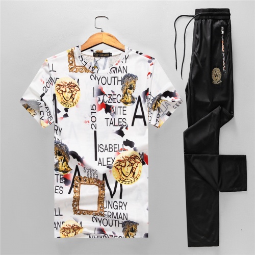 Versace Tracksuits Short Sleeved For Men #950042 $56.00 USD, Wholesale Replica Versace Tracksuits