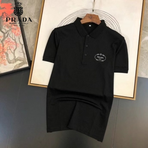 Prada T-Shirts Short Sleeved For Men #950146 $29.00 USD, Wholesale Replica Prada T-Shirts