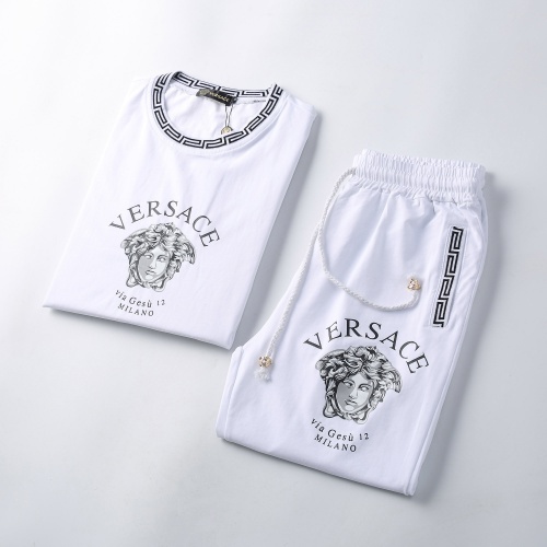 Replica Versace Tracksuits Short Sleeved For Men #950216 $48.00 USD for Wholesale