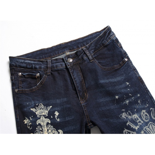 Replica Chrome Hearts Jeans For Men #950260 $48.00 USD for Wholesale