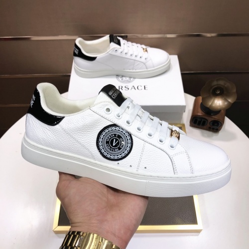 Replica Versace Casual Shoes For Men #950438 $80.00 USD for Wholesale