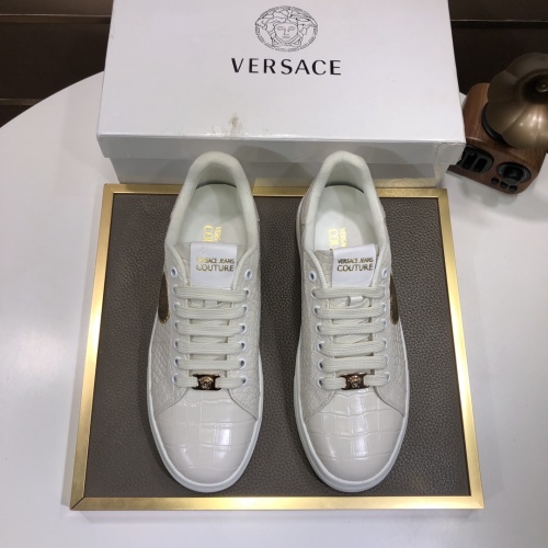 Replica Versace Casual Shoes For Men #950440 $80.00 USD for Wholesale
