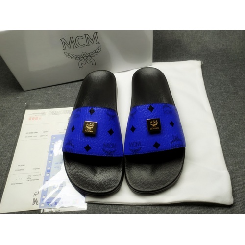 MCM Slippers For Women #950698 $41.00 USD, Wholesale Replica MCM Slippers