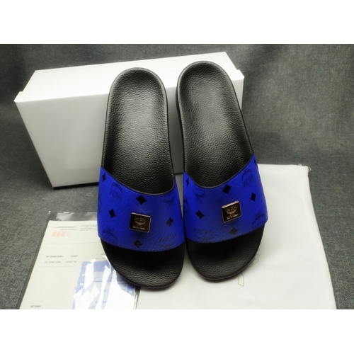 Replica MCM Slippers For Men #950699 $41.00 USD for Wholesale