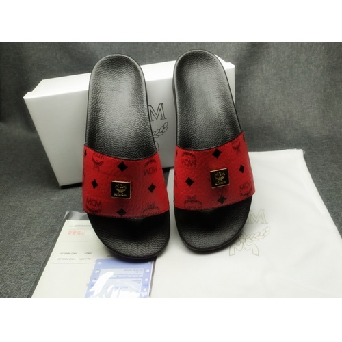 Replica MCM Slippers For Women #950700 $41.00 USD for Wholesale
