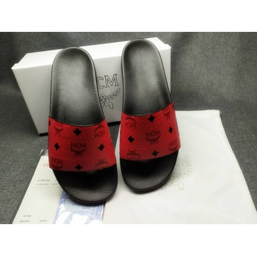 Replica MCM Slippers For Men #950703 $41.00 USD for Wholesale