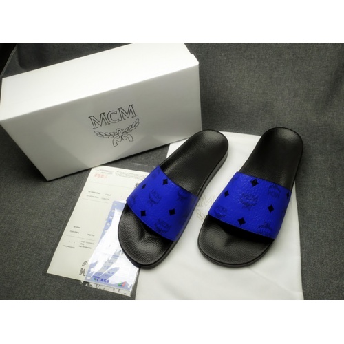 Replica MCM Slippers For Men #950705 $41.00 USD for Wholesale