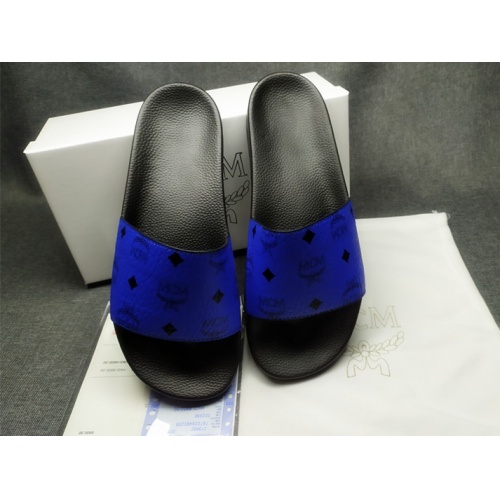 Replica MCM Slippers For Men #950705 $41.00 USD for Wholesale