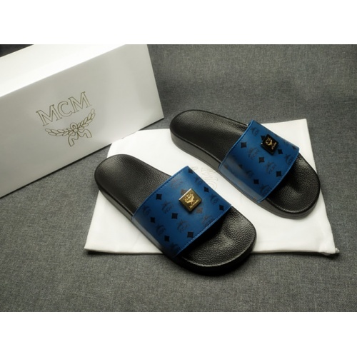 Replica MCM Slippers For Women #950706 $41.00 USD for Wholesale