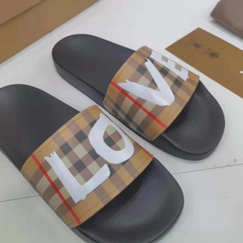 Replica Burberry Slippers For Men #950713 $45.00 USD for Wholesale