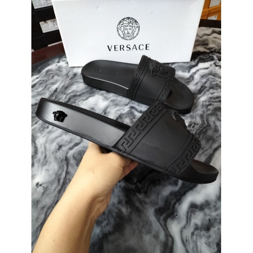 Replica Versace Slippers For Women #950750 $42.00 USD for Wholesale