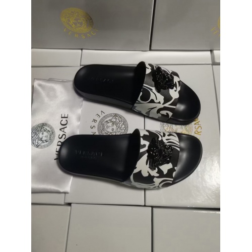 Replica Versace Slippers For Women #950770 $42.00 USD for Wholesale