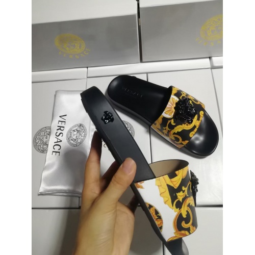 Replica Versace Slippers For Women #950774 $42.00 USD for Wholesale