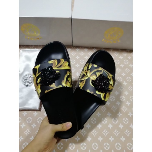 Replica Versace Slippers For Women #950776 $42.00 USD for Wholesale