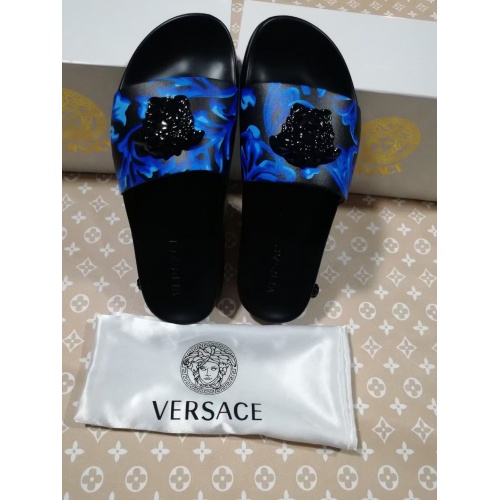 Replica Versace Slippers For Women #950786 $42.00 USD for Wholesale