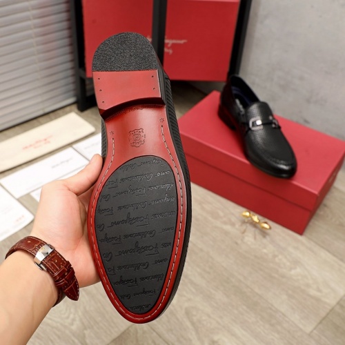 Replica Ferragamo Leather Shoes For Men #950865 $82.00 USD for Wholesale