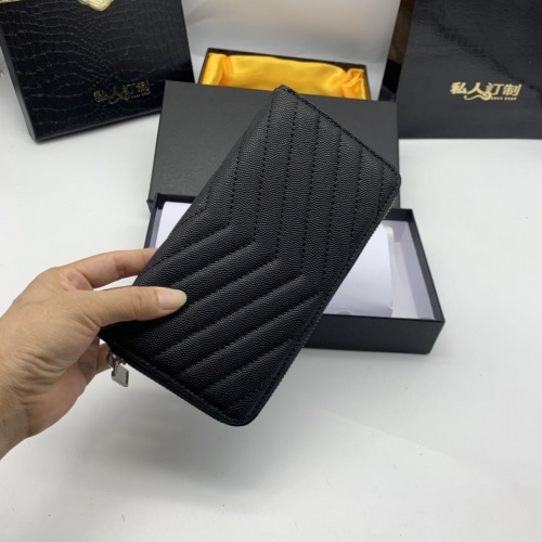 Replica Yves Saint Laurent AAA Quality Wallets For Women #951046 $42.00 USD for Wholesale