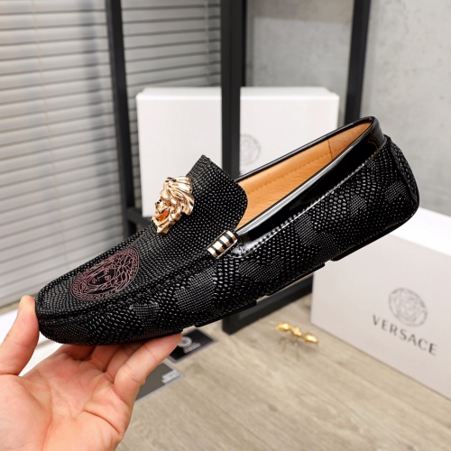 Replica Versace Leather Shoes For Men #951108 $68.00 USD for Wholesale