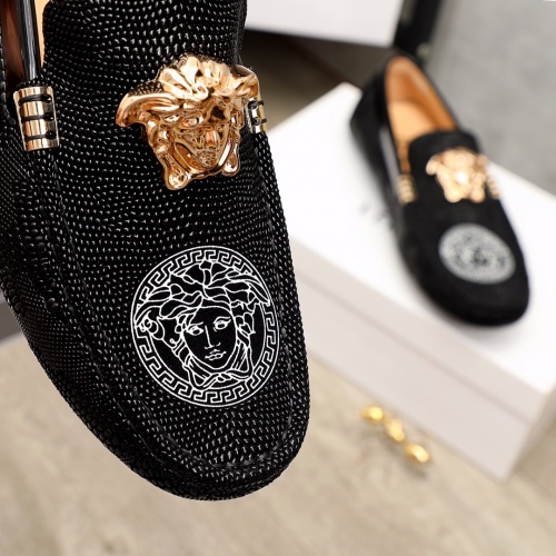 Replica Versace Leather Shoes For Men #951109 $68.00 USD for Wholesale