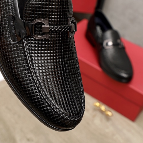 Replica Ferragamo Leather Shoes For Men #951142 $82.00 USD for Wholesale