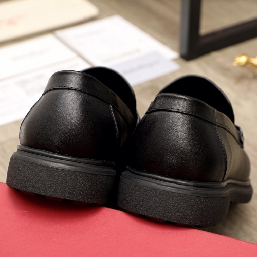 Replica Ferragamo Leather Shoes For Men #951148 $88.00 USD for Wholesale